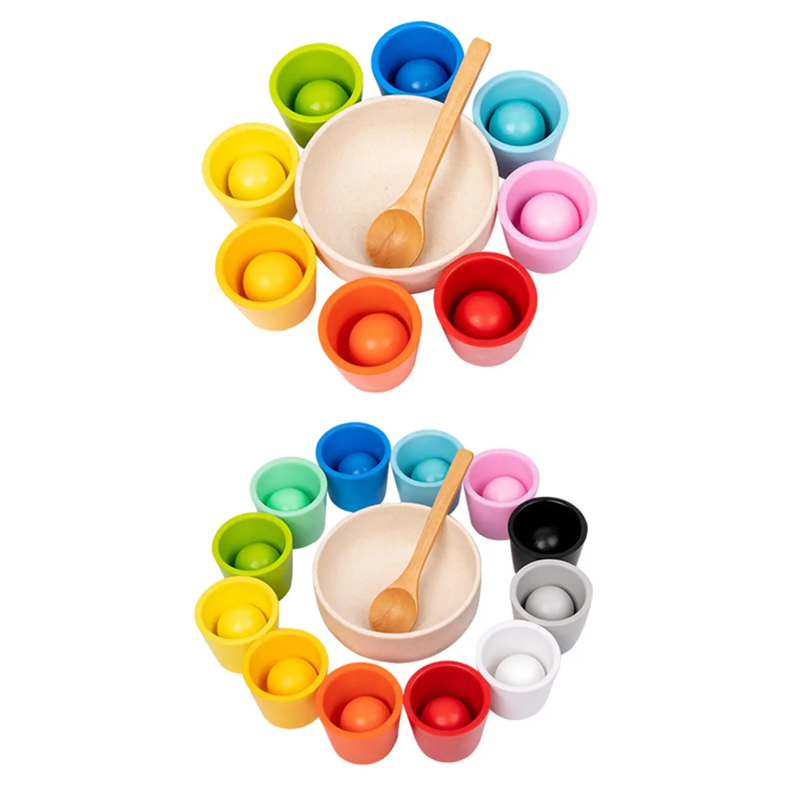 Rainbow Balls in Cups Montessori Toy Kids Preschool Sensory Toys Fine Motor
Rainbow Balls in Cups Montessori Toy Kids Preschool Sensory Toys Fine Motor