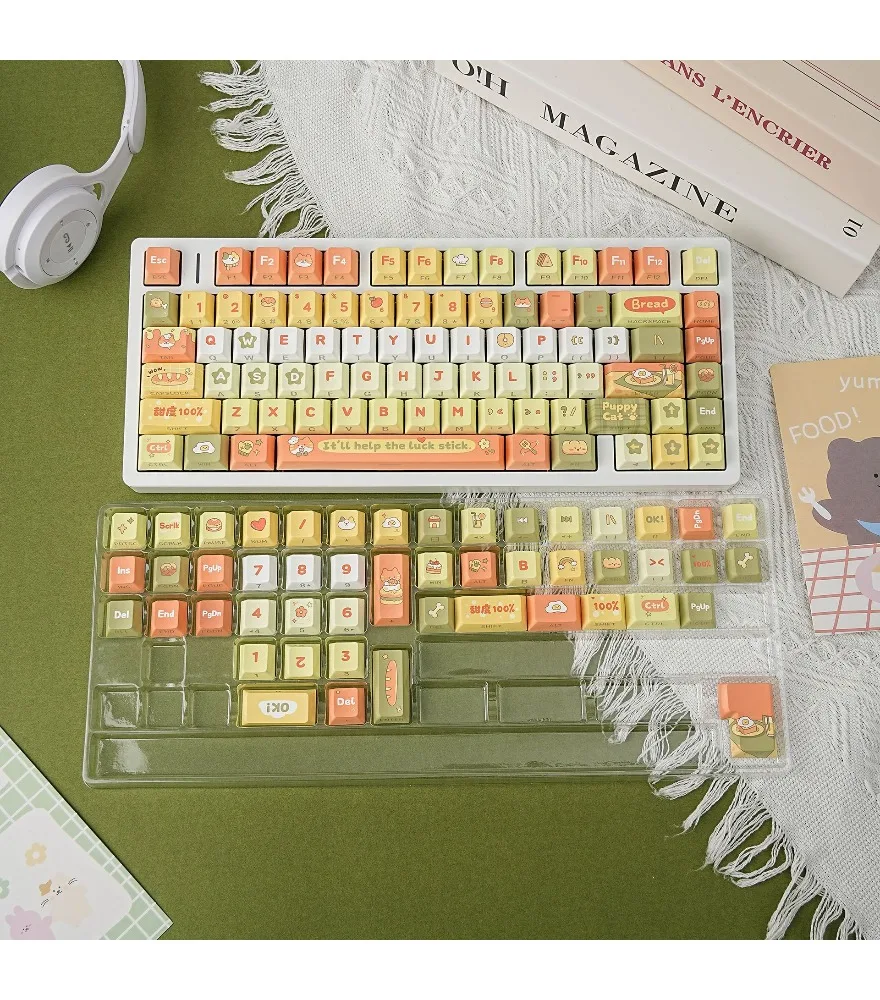 Keycap Korean Russian European standard small language 5-sided hot sublimation small lucky light transmission Pbt original full
Keycap Korean Russian European standard small language 5-sided hot sublimation small lucky light transmission Pbt original full
