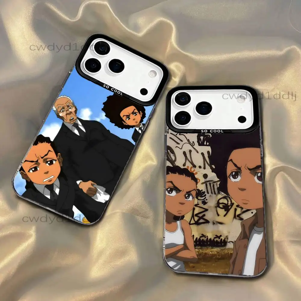 The B-Boondocks Riley Huey For iPhone 17,16,15,14,13,12,X,8,Pro,Max,Plus,SE4,Air,Mini Black IMD Matte Case
The B-Boondocks Riley Huey For iPhone 17,16,15,14,13,12,X,8,Pro,Max,Plus,SE4,Air,Mini Black IMD Matte Case