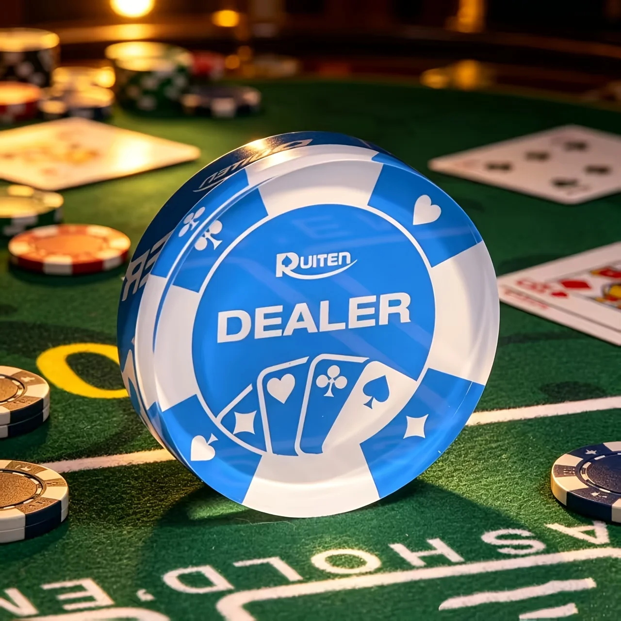 Double Sided Puck Markers Buttons, Great for Poker, Texas Hold 'em & Card Games
Double Sided Puck Markers Buttons, Great for Poker, Texas Hold 'em & Card Games