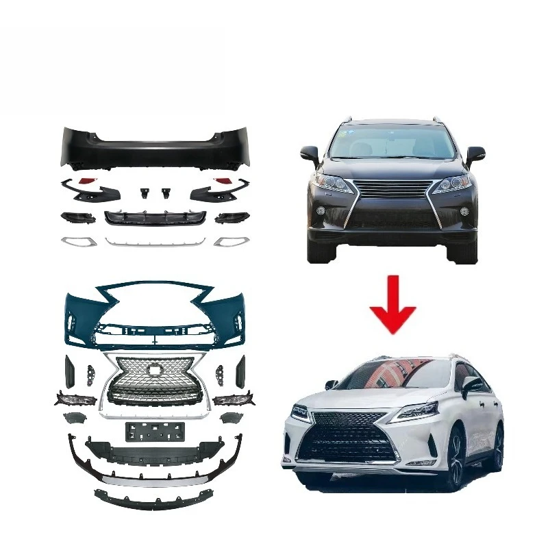 XDS Car Accessories Upgrade 2019 Style Body Kit Bodykit with Bumper Grille for RX270 RX300 RX350 2009-2015 Car Upgrade Kit
XDS Car Accessories Upgrade 2019 Style Body Kit Bodykit with Bumper Grille for RX270 RX300 RX350 2009-2015 Car Upgrade Kit