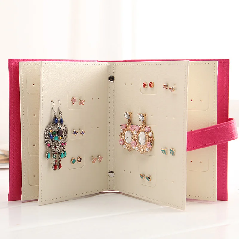 Earrings Book Storage Notebook Color Simple Portable Travel Korean Creative Jewelry Storage Box Display Box Jewelry Organizer
Earrings Book Storage Notebook Color Simple Portable Travel Korean Creative Jewelry Storage Box Display Box Jewelry Organizer