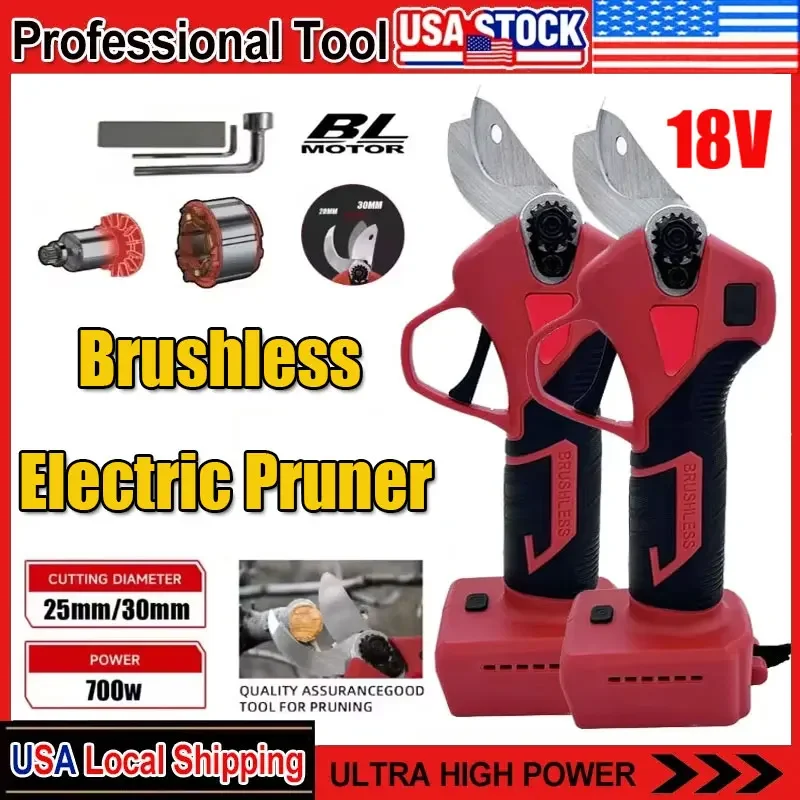 Fit Milwaukee Brushless Electric Pruner 4 Gears Cordless Handheld Orchard Shrub Pruning Tree Branches Cutter For 18V Battery
Fit Milwaukee Brushless Electric Pruner 4 Gears Cordless Handheld Orchard Shrub Pruning Tree Branches Cutter For 18V Battery