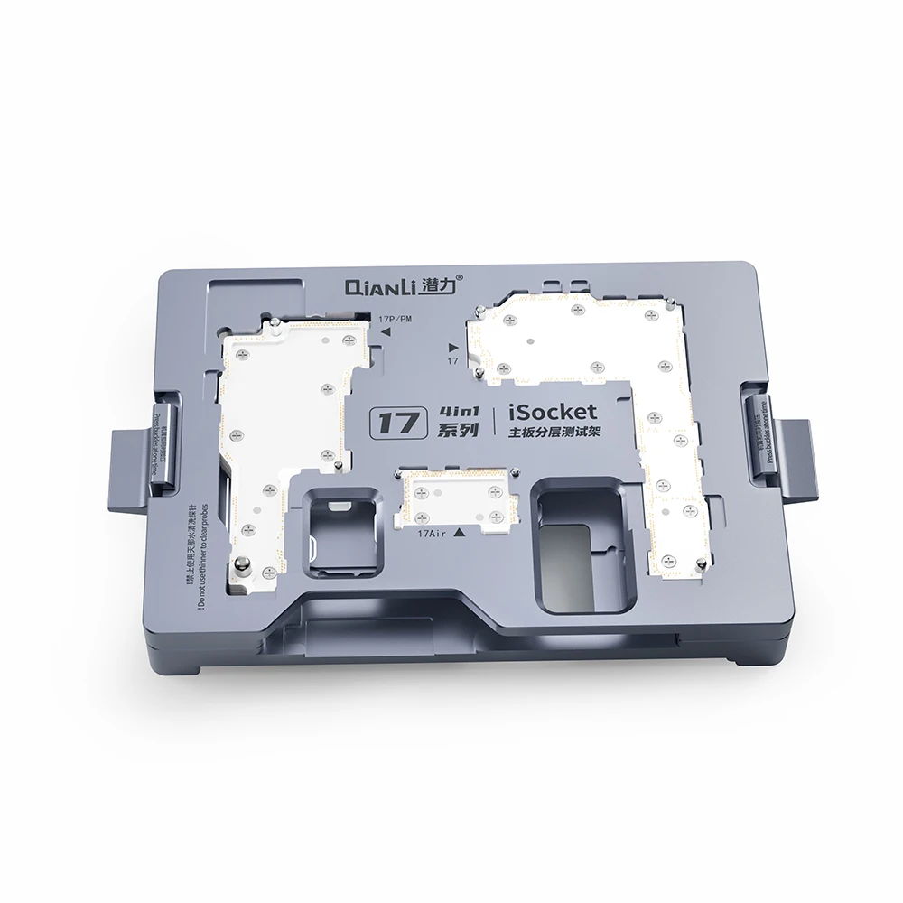QIANLI iSocket 17 Series 4-in-1 Layered Motherboard Test Fixture Motherboard Test Fixture Logic Board Function Diagnostic Holder
QIANLI iSocket 17 Series 4-in-1 Layered Motherboard Test Fixture Motherboard Test Fixture Logic Board Function Diagnostic Holder