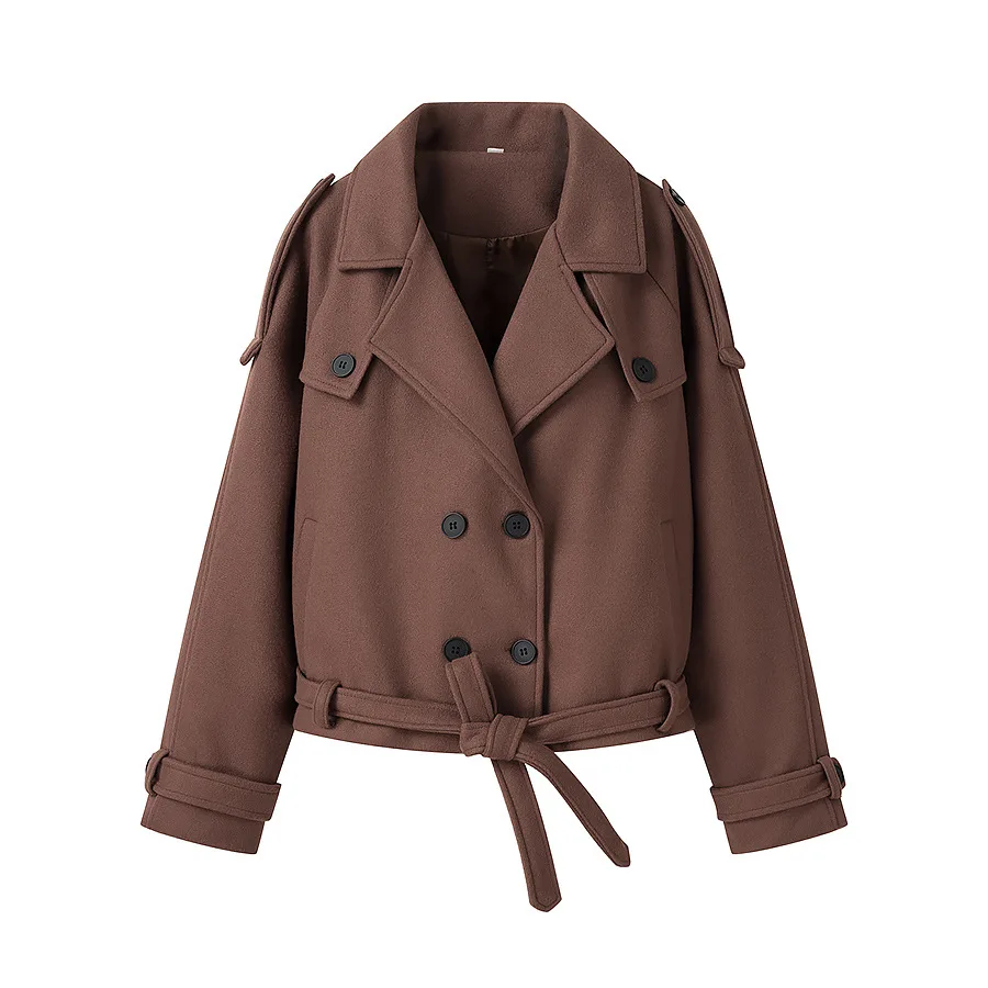 Women's Wool Blend Maxi Dress Coat Oversized Cape Lapel Belted Chic Outerwear Loose Thin Autumn Winter Fashion Streetwear 2025
Women's Wool Blend Maxi Dress Coat Oversized Cape Lapel Belted Chic Outerwear Loose Thin Autumn Winter Fashion Streetwear 2025