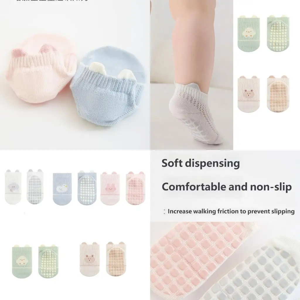 5 пар детских носков, дышащие высокоэластичные носки для малышей, летние хлопковые носки с нескользящей подошвой для младенцев
5 пар детских носков, дышащие высокоэластичные носки для малышей, летние хлопковые носки с нескользящей подошвой для младенцев