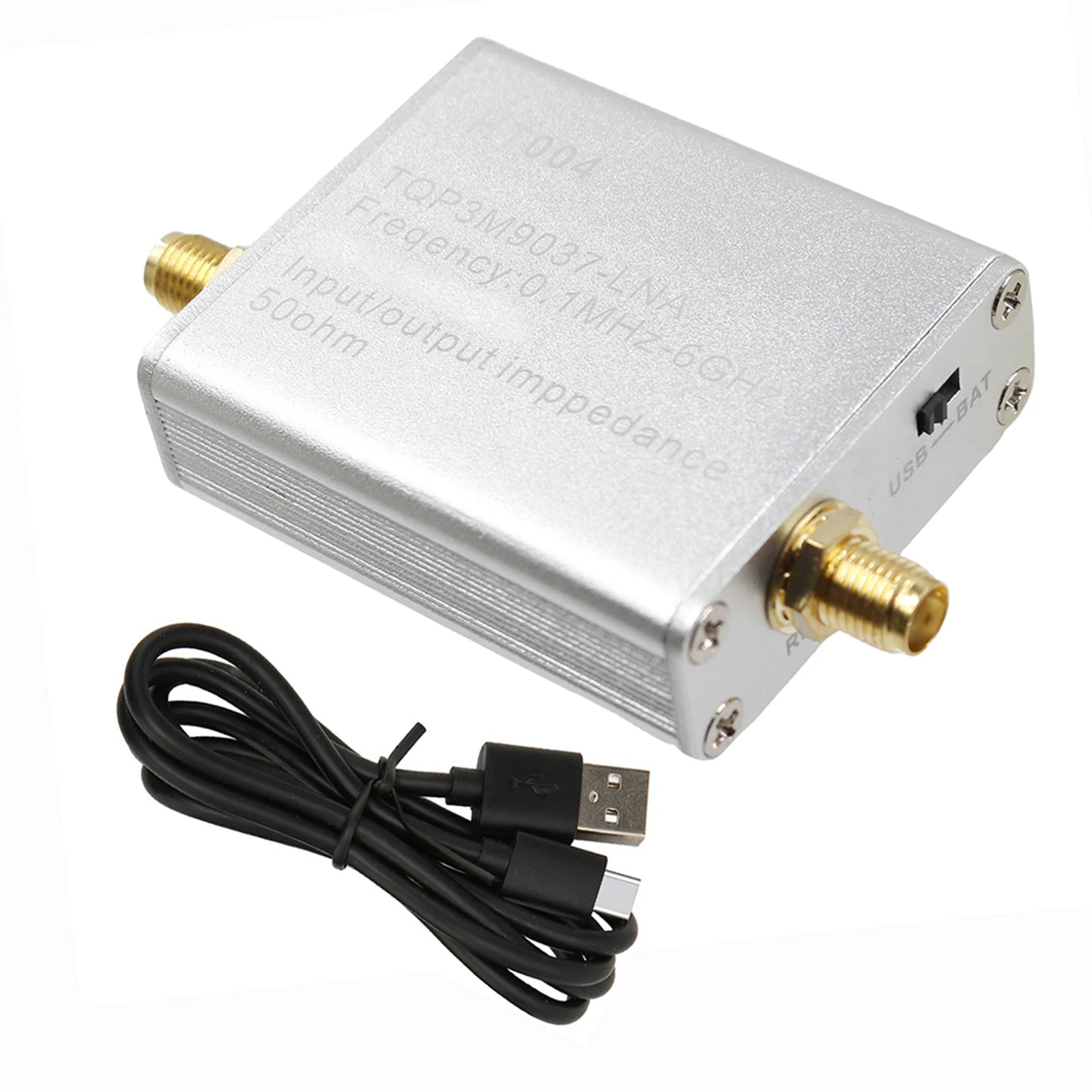 1pcs HT004 0.1MHz-6GHz Low Noise Megaphone Module 20DB With USB Cable For Receivers Low Noise Megaphone Electrical Equipment
1pcs HT004 0.1MHz-6GHz Low Noise Megaphone Module 20DB With USB Cable For Receivers Low Noise Megaphone Electrical Equipment
