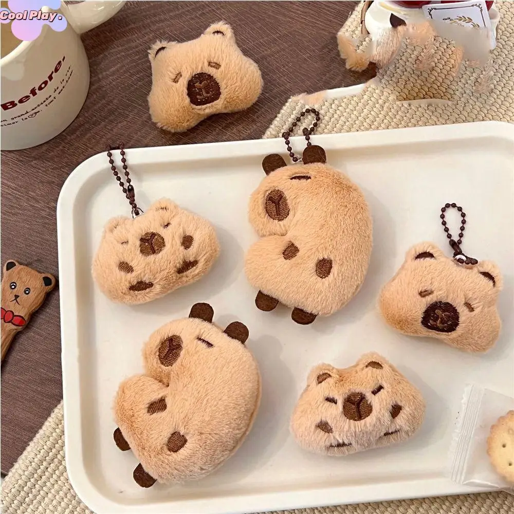 Creative Cartoon Capybara Plush Keychain Soft Plush Stuffed Plush Brooches Guinea Pig Pendant Kids
Creative Cartoon Capybara Plush Keychain Soft Plush Stuffed Plush Brooches Guinea Pig Pendant Kids
