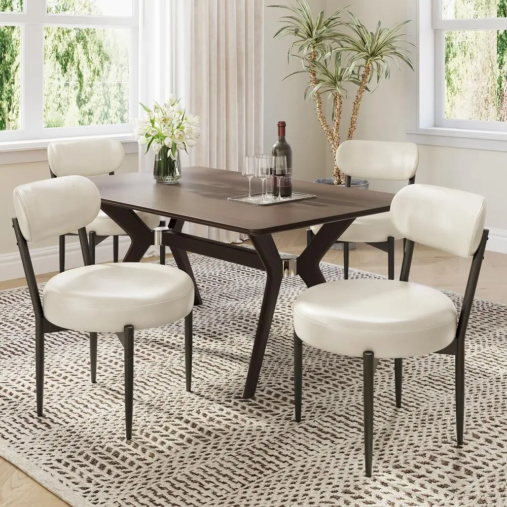 holstered Dining Chairs Set of 4, PU Leather Dining Room Chairs with Sturdy Metal Legs, Kitchen Chairs for Dining Room Kitche
holstered Dining Chairs Set of 4, PU Leather Dining Room Chairs with Sturdy Metal Legs, Kitchen Chairs for Dining Room Kitche