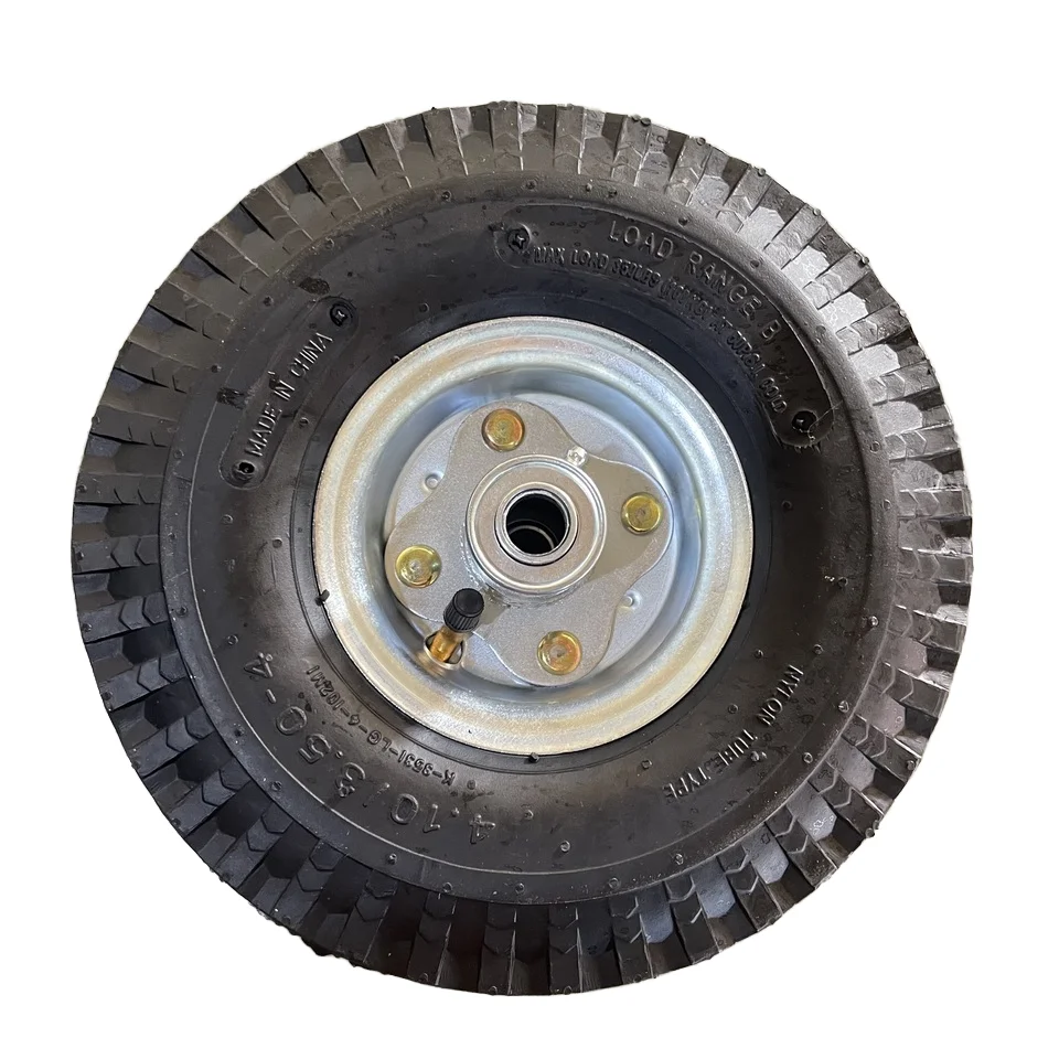 New 3.50-4 Pneumatic Rubber Wheel 10 Inch Tubetype for Hand Trolley Air Wheel Replacement Tyre for Tool Wheelbarrow
New 3.50-4 Pneumatic Rubber Wheel 10 Inch Tubetype for Hand Trolley Air Wheel Replacement Tyre for Tool Wheelbarrow