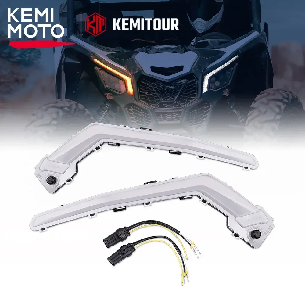 KEMIMOTO UTV 715003673 Front Signature Flashing Light for Can-Am Maverick X3 Max, Maverick Trail, Maverick Sport MAX
KEMIMOTO UTV 715003673 Front Signature Flashing Light for Can-Am Maverick X3 Max, Maverick Trail, Maverick Sport MAX