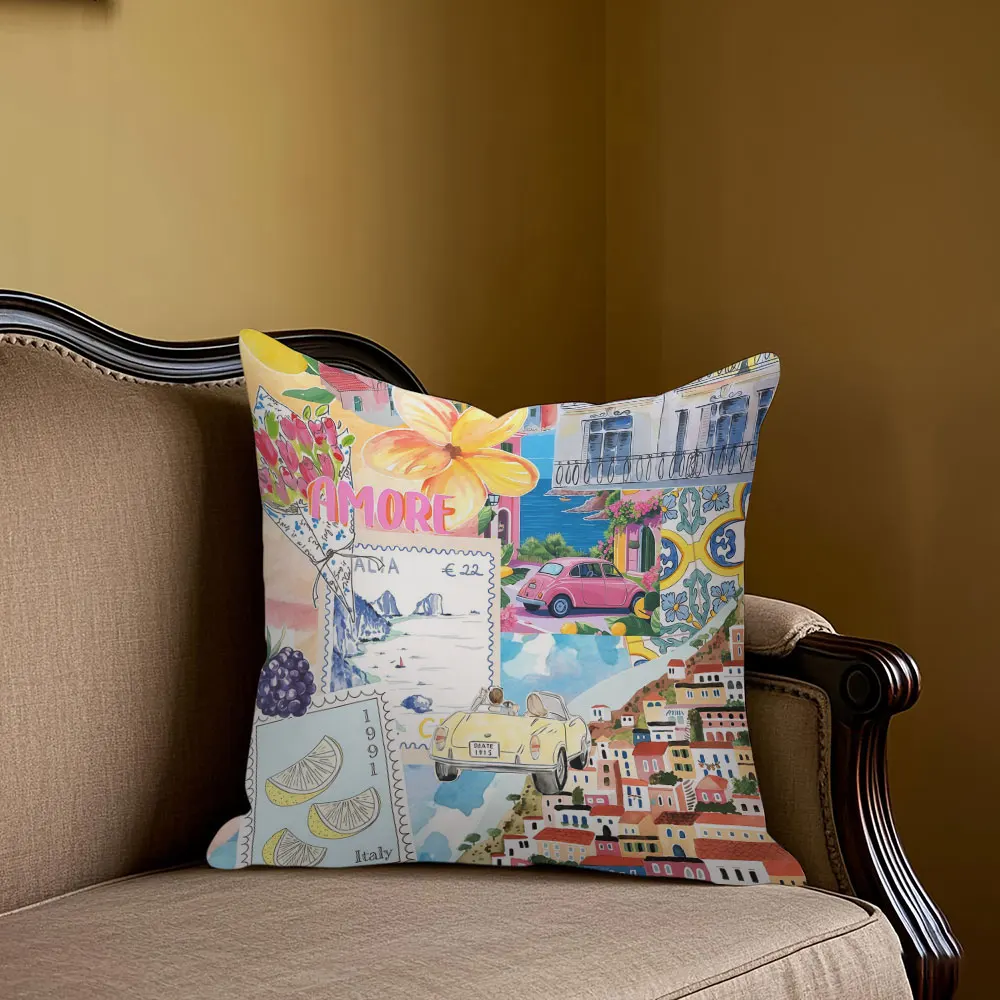 Italian town Walk square Jacquard Pillow Cover for Sofa Office Waist Cushion Cover Home Decorative Pillowcase
Italian town Walk square Jacquard Pillow Cover for Sofa Office Waist Cushion Cover Home Decorative Pillowcase
