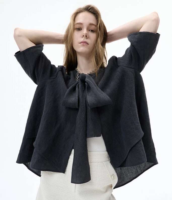 Корейская летняя тонкая футболка с коротким рукавом и узлом, простая, из льняной смеси, женская, повседневная, модная, свободного кроя, с круглым вырезом
Корейская летняя тонкая футболка с коротким рукавом и узлом, простая, из льняной смеси, женская, повседневная, модная, свободного кроя, с круглым вырезом