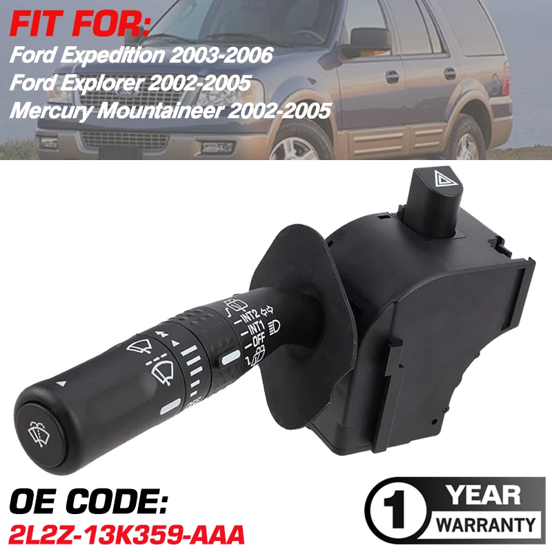 2L2Z-13K359-AAA Car For Ford Expedition 2003-2006 Ford Expedition Mercury Mountaineer 2003-2006 Car Turn Signal Headlight Switch
2L2Z-13K359-AAA Car For Ford Expedition 2003-2006 Ford Expedition Mercury Mountaineer 2003-2006 Car Turn Signal Headlight Switch