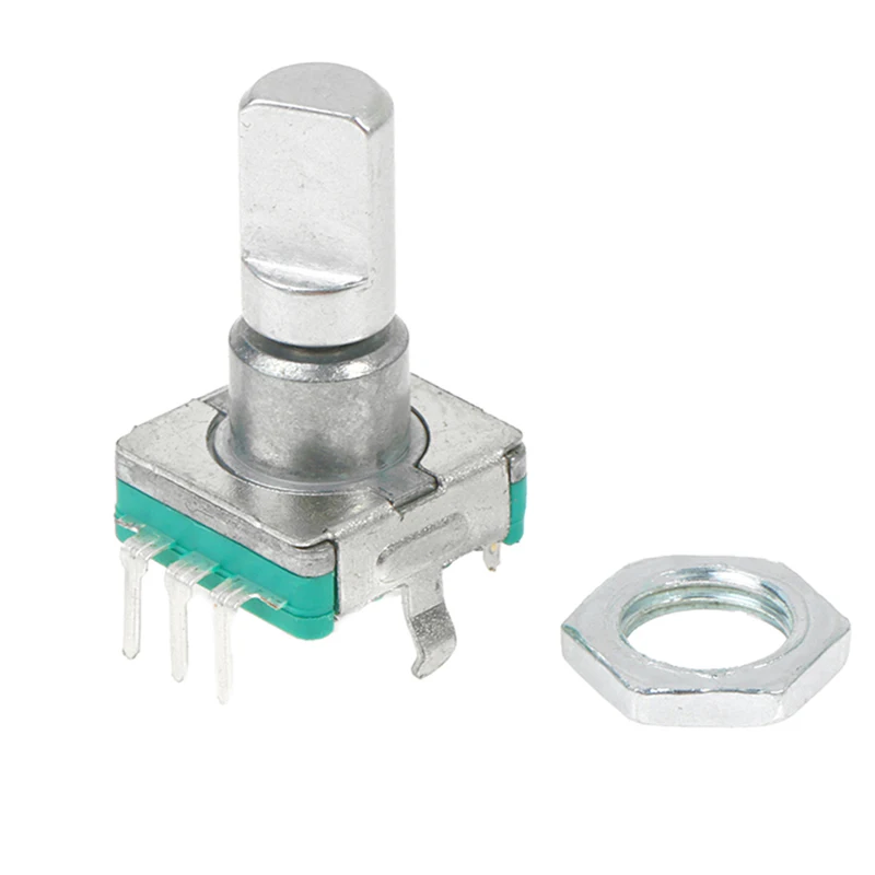1PC EC11 Thin Rotary Encoder with Switch 30 Positioning 15 Pulse 15mm Half-axis
1PC EC11 Thin Rotary Encoder with Switch 30 Positioning 15 Pulse 15mm Half-axis