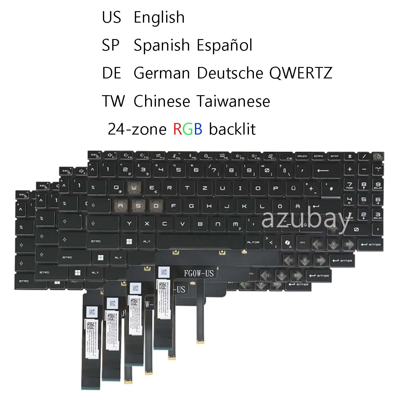24-зонная клавиатура с RGB-подсветкой для MSI A18 HX A8W A8WFKG A8WGKG, MS-1841 MS-184L, английская (США), немецкая, QWERTZ, испанская, тайваньская раскладка.
24-зонная клавиатура с RGB-подсветкой для MSI A18 HX A8W A8WFKG A8WGKG, MS-1841 MS-184L, английская (США), немецкая, QWERTZ, испанская, тайваньская раскладка.