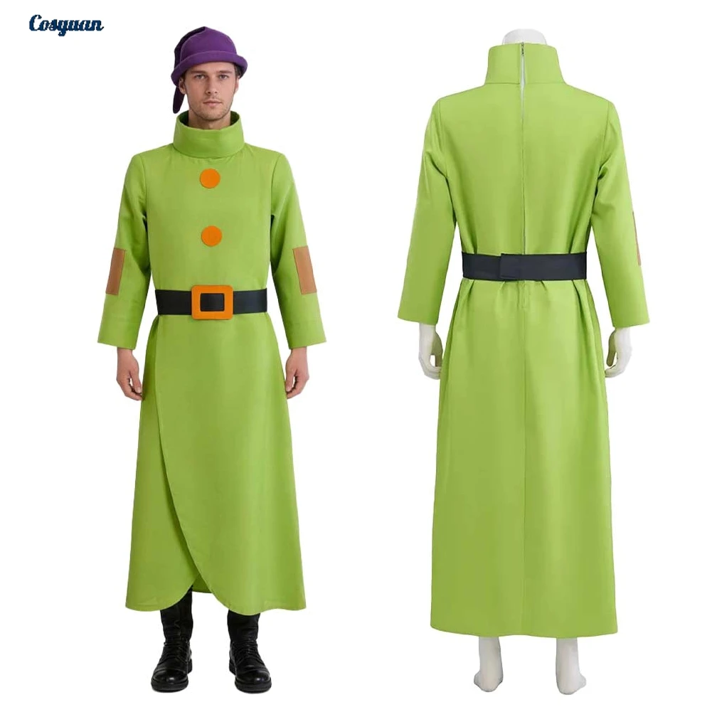 Cartoon Princess Cosplay Dopey Coat Hat Belt Robe Cloth Men Adult Party Disguise Roleplay Male Halloween Carnival Outfits Suits
Cartoon Princess Cosplay Dopey Coat Hat Belt Robe Cloth Men Adult Party Disguise Roleplay Male Halloween Carnival Outfits Suits
