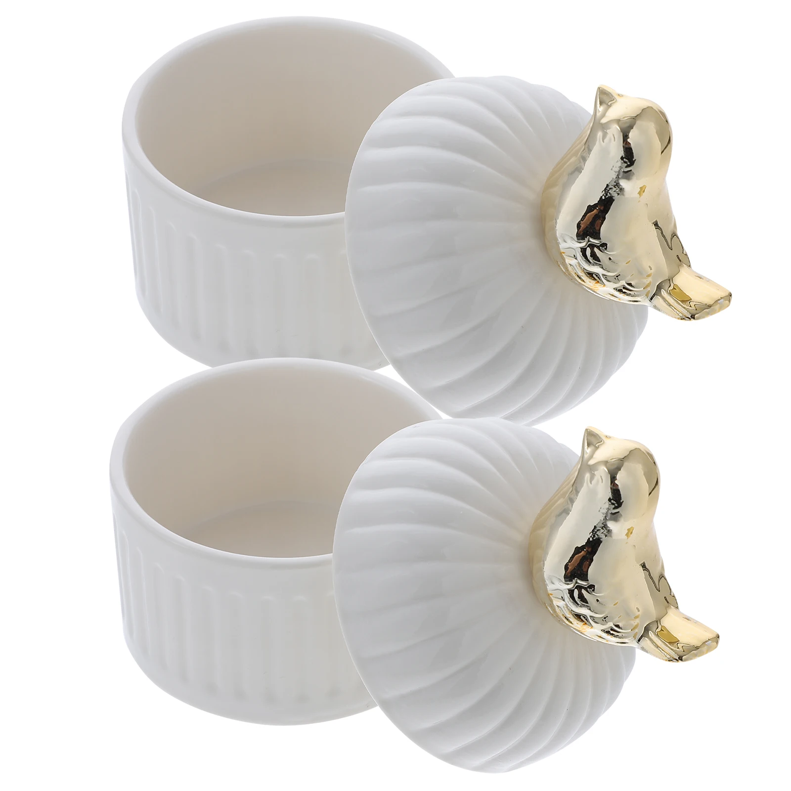 2 Pcs Wedding Candy Box Gift Boxes Small Party Favors Jewelry White Ferroalloy for Presents
2 Pcs Wedding Candy Box Gift Boxes Small Party Favors Jewelry White Ferroalloy for Presents