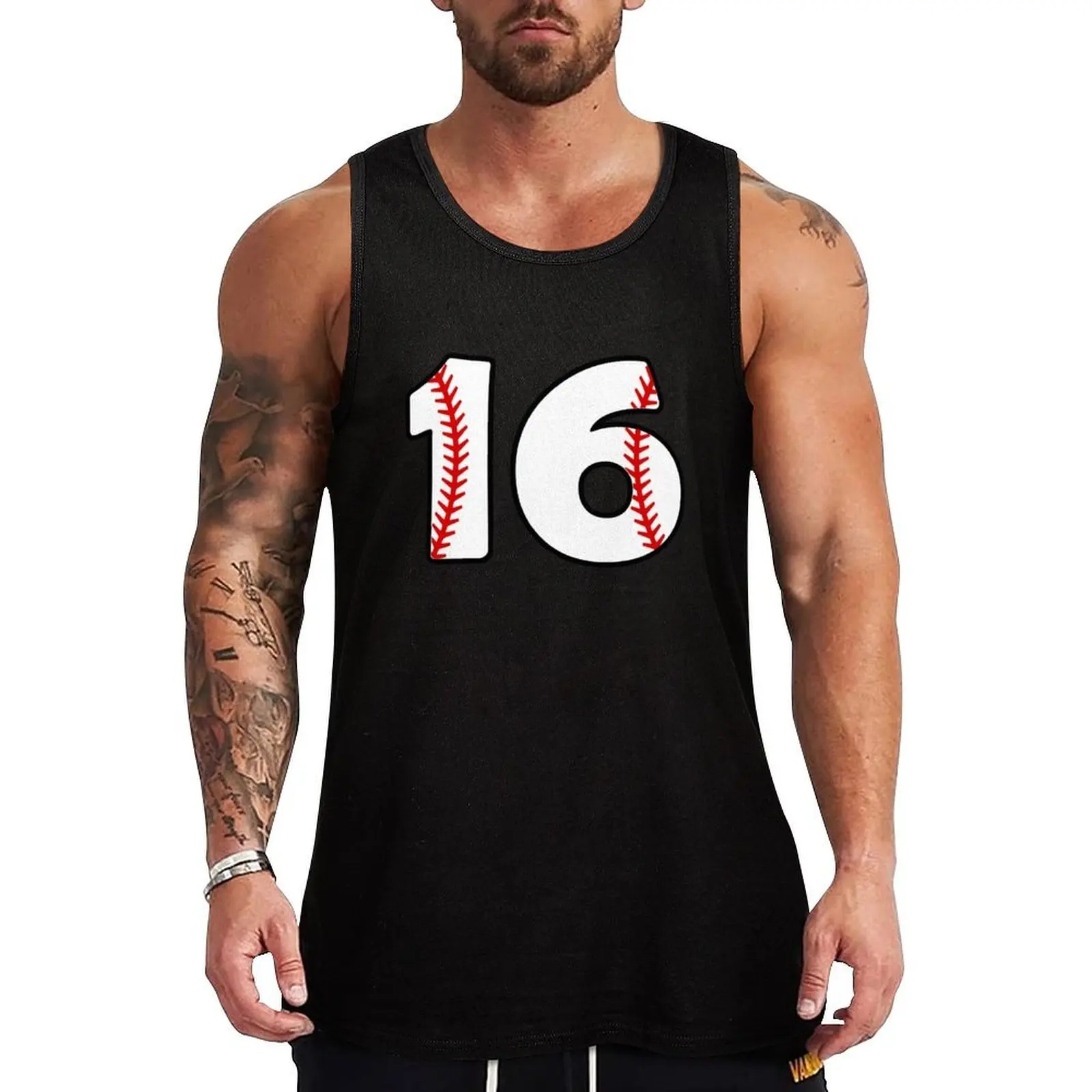 Number 16 Baseball #16 Tank Top Outdoor UV Tank Top Sun Protection Sleeveless Shirt
Number 16 Baseball #16 Tank Top Outdoor UV Tank Top Sun Protection Sleeveless Shirt