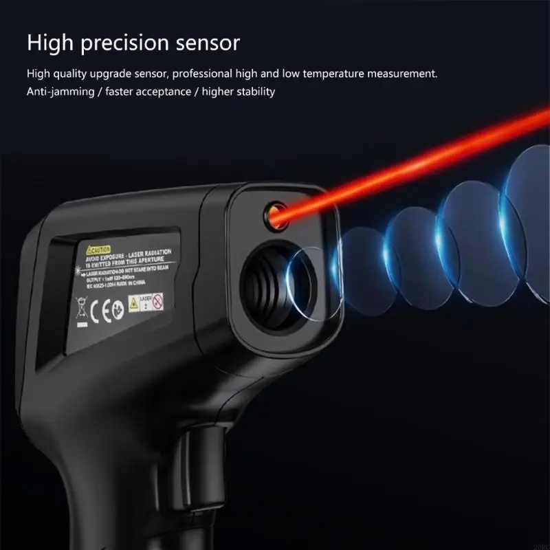 20RC Digital InfraredsPyrometer Temperature MeterGun Non Contact InfraredsThermometer
20RC Digital InfraredsPyrometer Temperature MeterGun Non Contact InfraredsThermometer