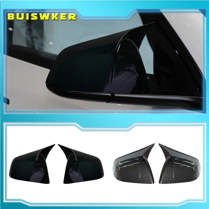 For Tesla Model Y 2019-2023 Car Rearview Mirror Cover Wing Cap Carbon fiber glossy black style
For Tesla Model Y 2019-2023 Car Rearview Mirror Cover Wing Cap Carbon fiber glossy black style