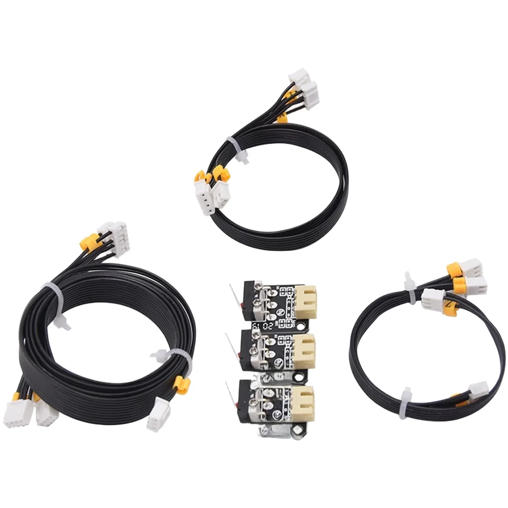 For Ender 3 For Ender 3S For CR-10 Compatible For Endstop Cable Kit 3 Limit Switches + 3 Cables 3PIN XH2.54 Black
For Ender 3 For Ender 3S For CR-10 Compatible For Endstop Cable Kit 3 Limit Switches + 3 Cables 3PIN XH2.54 Black