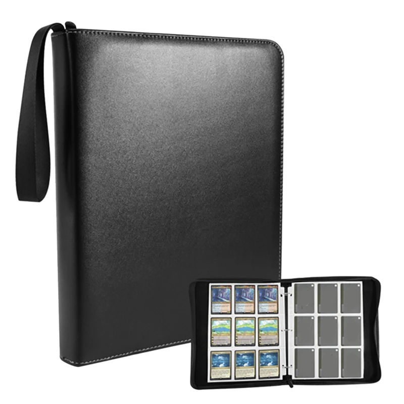 Trading Card Binder 9 Pocket.Holds 900 Sports, TCG, MTG, Game, Credit, Coupon, Gift And Business Cards. Card Collection
Trading Card Binder 9 Pocket.Holds 900 Sports, TCG, MTG, Game, Credit, Coupon, Gift And Business Cards. Card Collection
