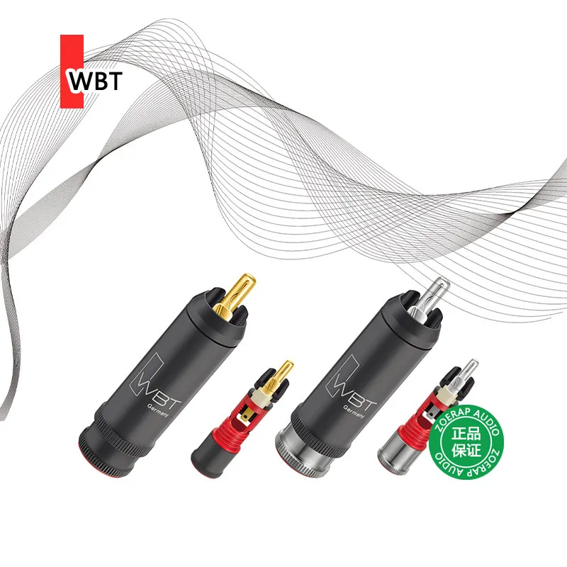 German WBT-0114 CU/AG Pure Copper Gold-Plated & Pure Silver RCA Audio Connector (Neutrik)
German WBT-0114 CU/AG Pure Copper Gold-Plated & Pure Silver RCA Audio Connector (Neutrik)