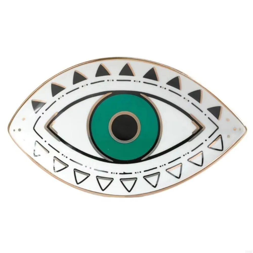 Home Decoration Eye Shape Jewelry Tray Oval Modern Art Style Trinket Plate Ceramic Dessert Plate Earring
Home Decoration Eye Shape Jewelry Tray Oval Modern Art Style Trinket Plate Ceramic Dessert Plate Earring