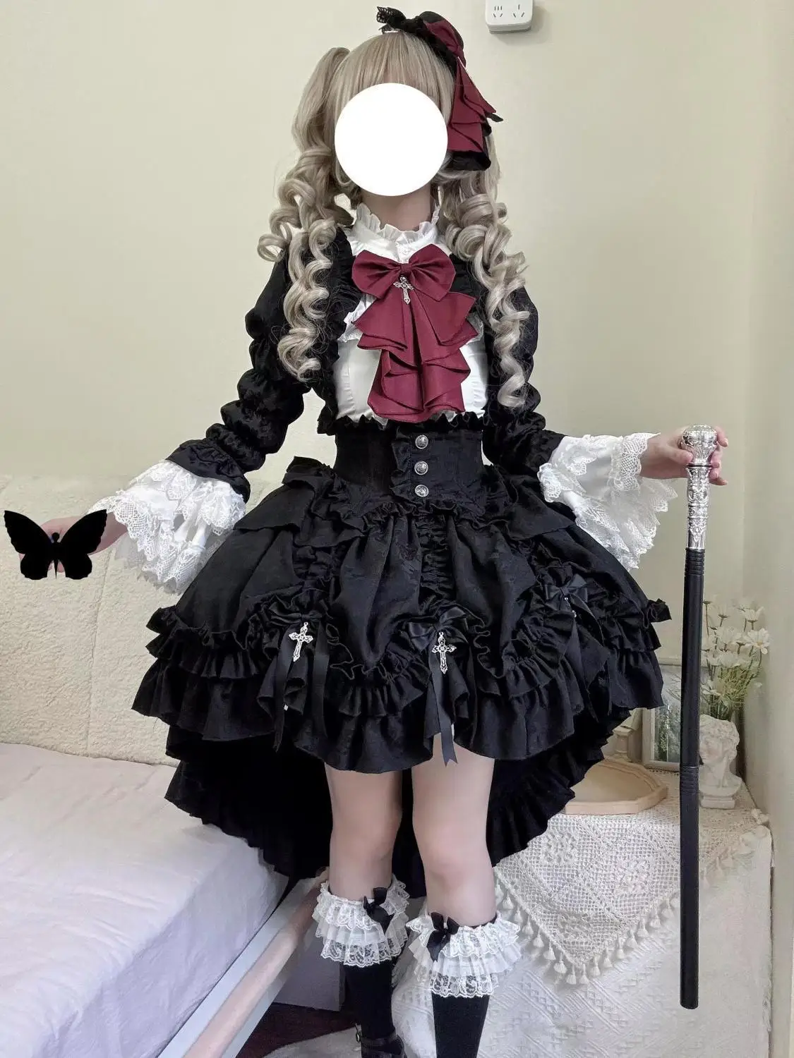 NONSAR Victorian Gothic Lolita Skirt Set Women Punk Y2k Evening Party Dresses Vintage Elegant Cosplay Anime Three Pieces Suit
NONSAR Victorian Gothic Lolita Skirt Set Women Punk Y2k Evening Party Dresses Vintage Elegant Cosplay Anime Three Pieces Suit
