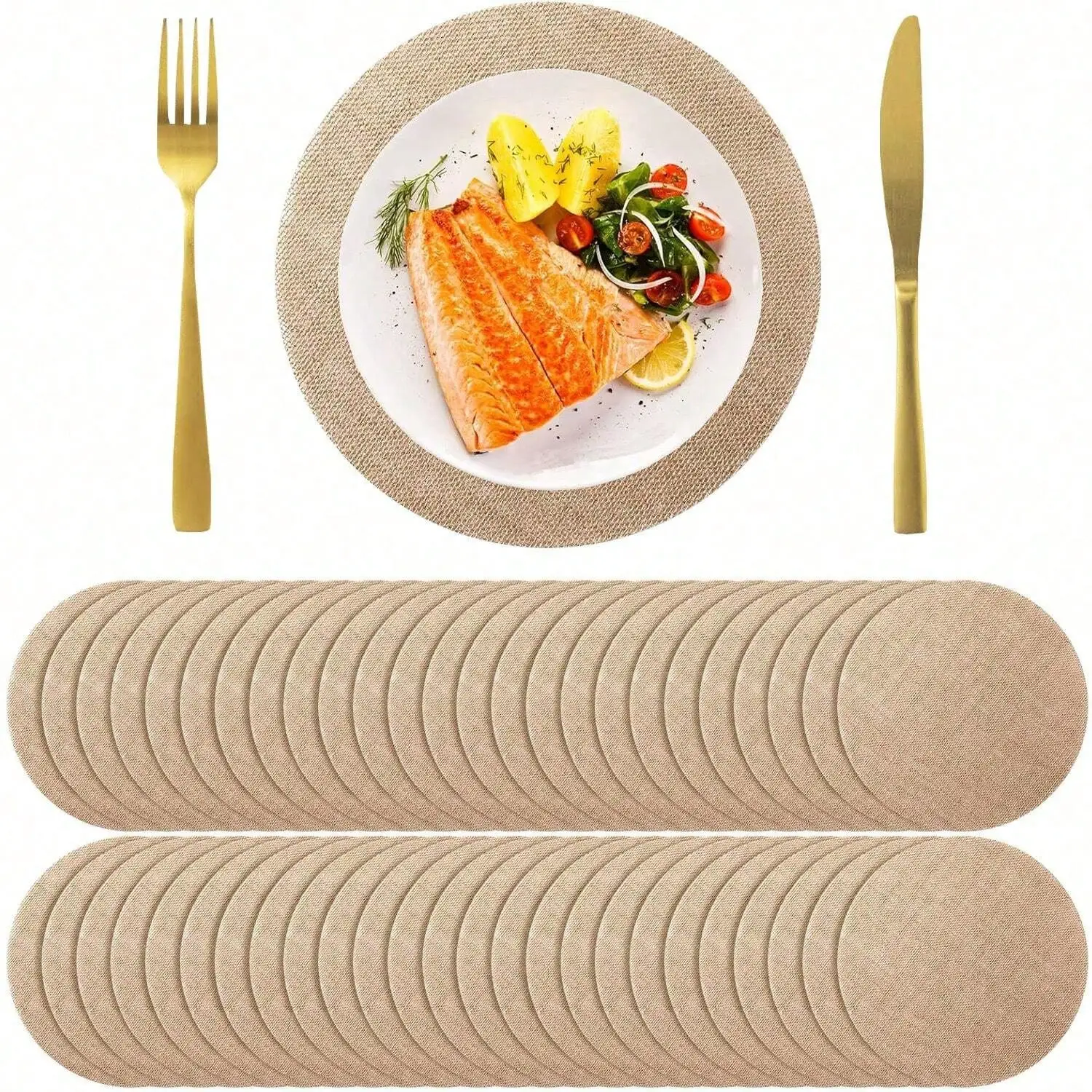 Набор из 24 круглых льняных салфеток для стола, диаметр 11,8 дюймов, нейтральный бежевый цвет, многоразовые подставки для обеденного стола, свадеб, вечеринок
Набор из 24 круглых льняных салфеток для стола, диаметр 11,8 дюймов, нейтральный бежевый цвет, многоразовые подставки для обеденного стола, свадеб, вечеринок