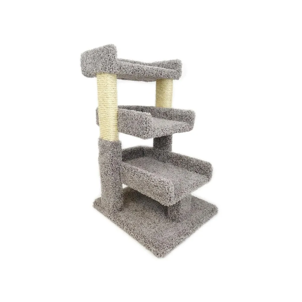 Cat Tree, Brown-Parent Premier Triple Cat Perch, Gray, Customized
Cat Tree, Brown-Parent Premier Triple Cat Perch, Gray, Customized