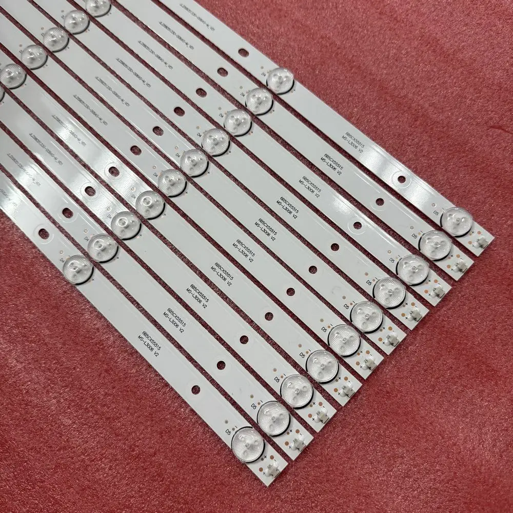 10pcs/set LED backlight Strip Bar For TD Systems K58DLX9US K58DLX11US CX580DLEDM MS-L3006 V2
10pcs/set LED backlight Strip Bar For TD Systems K58DLX9US K58DLX11US CX580DLEDM MS-L3006 V2