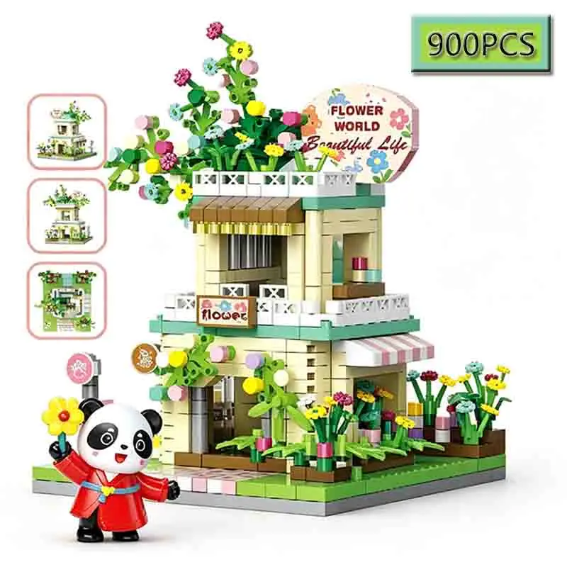 900PCS Ice Cream Flower Shop City Street View Building Model Ornaments DIY Children's Puzzle Toys Trendy Block Construction Set
900PCS Ice Cream Flower Shop City Street View Building Model Ornaments DIY Children's Puzzle Toys Trendy Block Construction Set