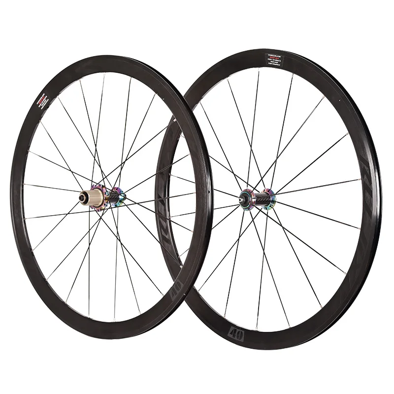 700C Wind Breaking 40mm Carbon Tube Aluminum V-Brake Clincher Road Wheelset
700C Wind Breaking 40mm Carbon Tube Aluminum V-Brake Clincher Road Wheelset