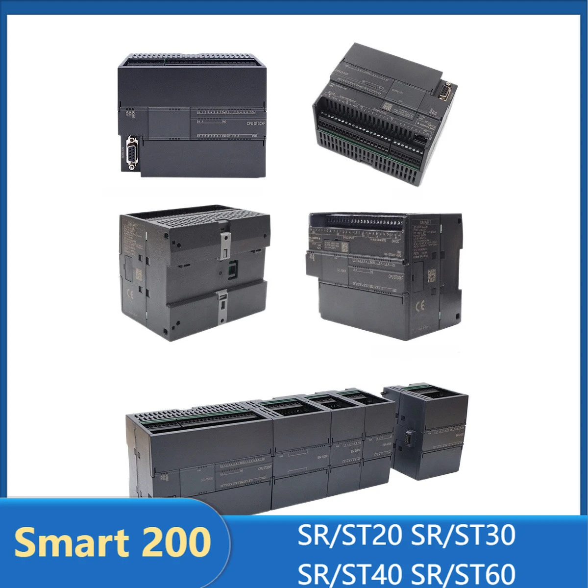 SR20 SR30 SR40 ST40 SR60 Programming Controller Compatible with Siemens S7-200 Smart PLC Expansion Module
SR20 SR30 SR40 ST40 SR60 Programming Controller Compatible with Siemens S7-200 Smart PLC Expansion Module