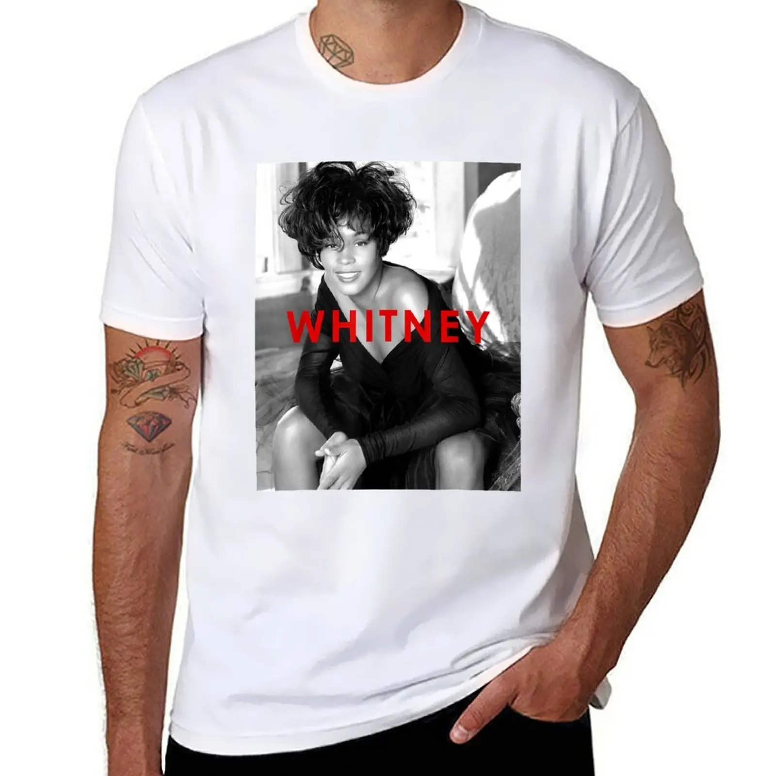 Whitney Houston Official B&W Photo Red Title T-Shirt funny t shirts dark humor graphic t shirts for man T-Shirt
Whitney Houston Official B&W Photo Red Title T-Shirt funny t shirts dark humor graphic t shirts for man T-Shirt