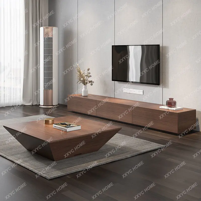 L TV, coffee table combination set, modern simple medium and small apartment living room, furniture, floor cabinet
L TV, coffee table combination set, modern simple medium and small apartment living room, furniture, floor cabinet