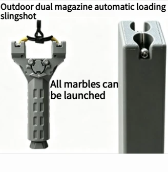 2026 Double Row Magazine Automatic Loading Slingshot for Outdoor Hunting Rapid Fire High Precision Powerful Slingshot
2026 Double Row Magazine Automatic Loading Slingshot for Outdoor Hunting Rapid Fire High Precision Powerful Slingshot