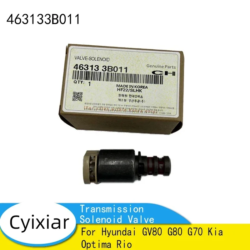 Совершенно новый, подлинный 463133 B011 46313-3B011 Электромагнитный клапан коробки передач для Hyundai GV80 G80 G70 Kia Optima Rio
Совершенно новый, подлинный 463133 B011 46313-3B011 Электромагнитный клапан коробки передач для Hyundai GV80 G80 G70 Kia Optima Rio