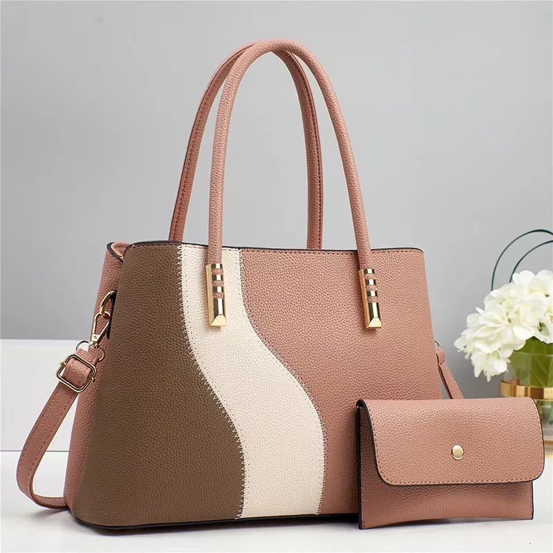 2pcs/set Women Single Shoulder Bag PU Leather Tote with Zipper Retro Underarm Bag Solid Color Commuter Bag Handbag Shopping Bags
2pcs/set Women Single Shoulder Bag PU Leather Tote with Zipper Retro Underarm Bag Solid Color Commuter Bag Handbag Shopping Bags