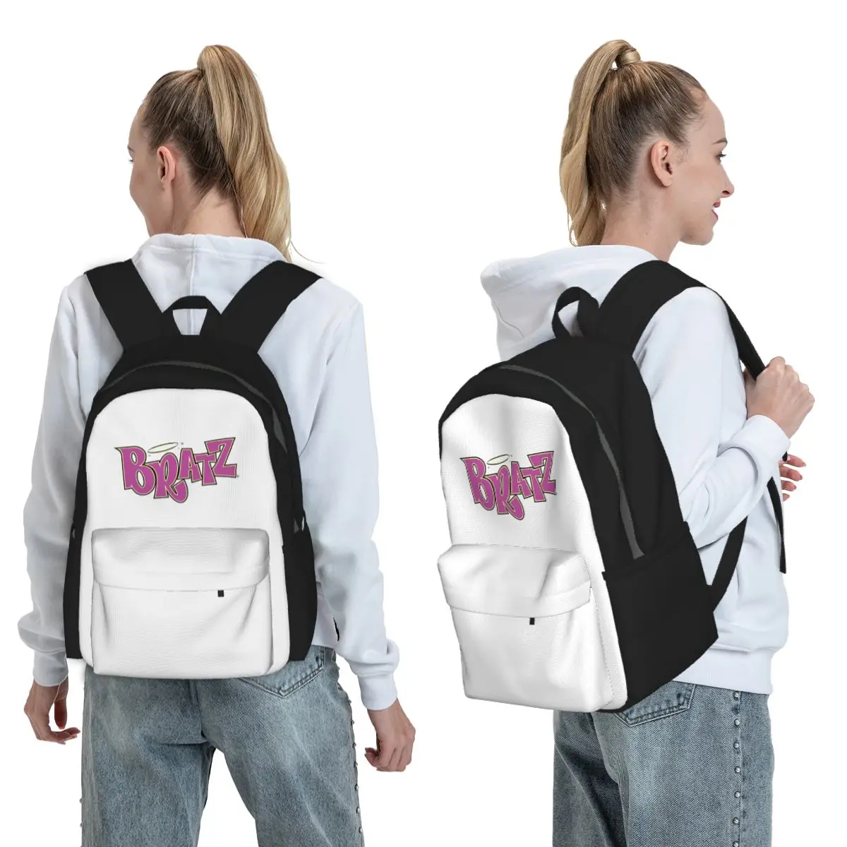 Bratz Logo Backpack Student BookBag Children School Bag Computer Shoulder Bags for Men Women
Bratz Logo Backpack Student BookBag Children School Bag Computer Shoulder Bags for Men Women