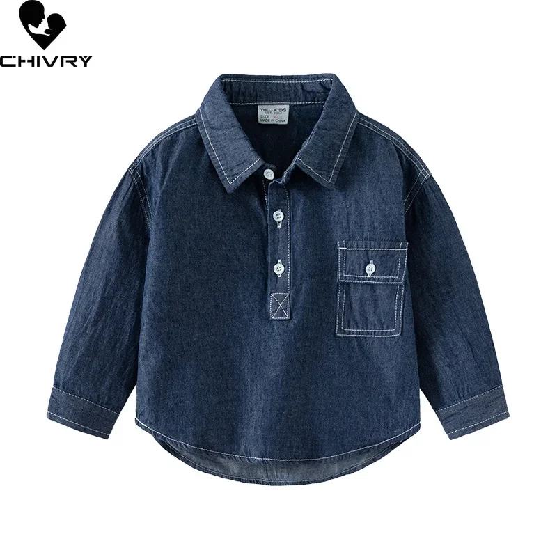 Kids Classic Denim Shirts New 2024 Spring Autumn Boys Girls Long Sleeve Lapel Solid Washed Soft Denim Shirt Tops Casual Clothing
Kids Classic Denim Shirts New 2024 Spring Autumn Boys Girls Long Sleeve Lapel Solid Washed Soft Denim Shirt Tops Casual Clothing