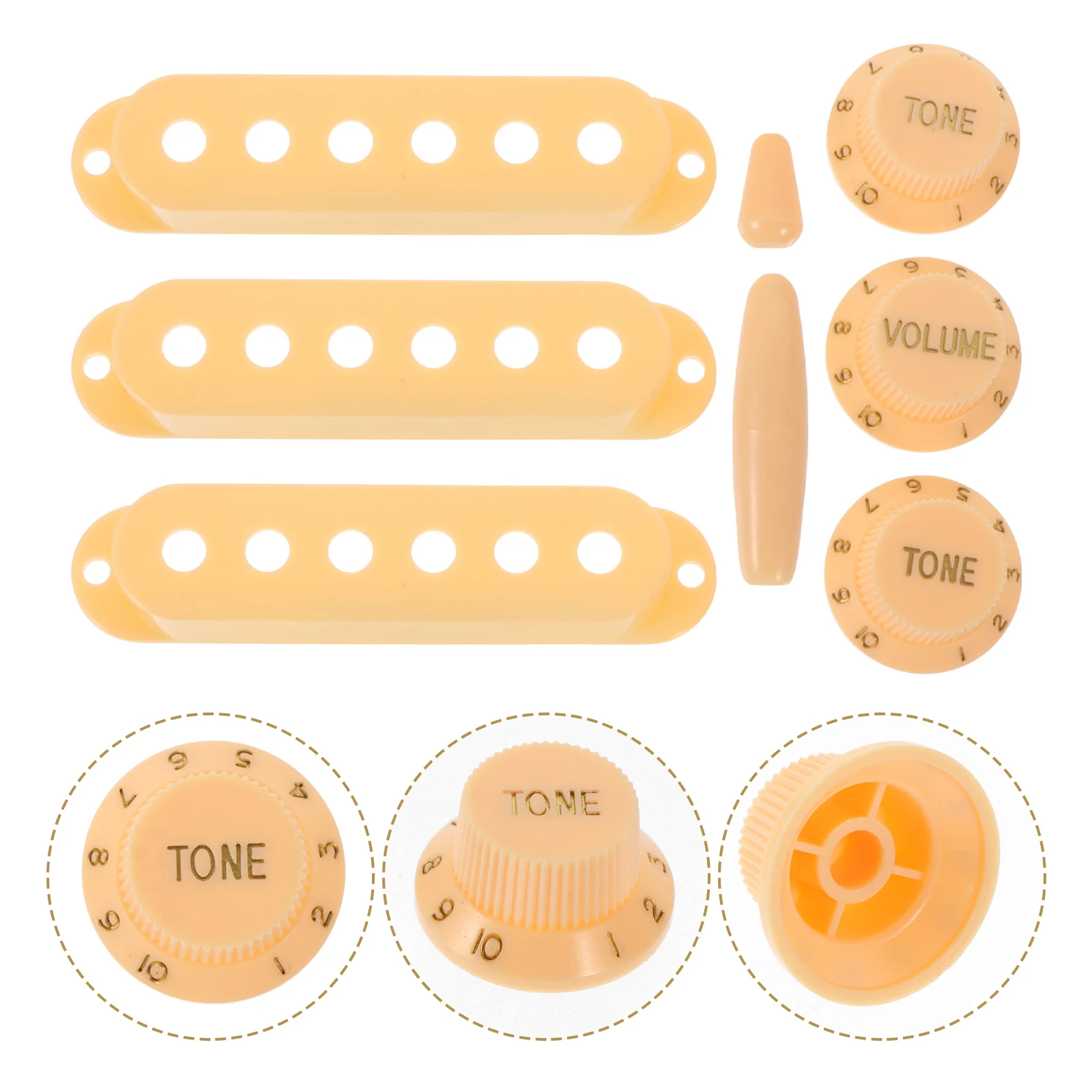 Pickup Cover Set Guitar Plastic Accessories Impact Resistant Protector Dust Guitars
Pickup Cover Set Guitar Plastic Accessories Impact Resistant Protector Dust Guitars