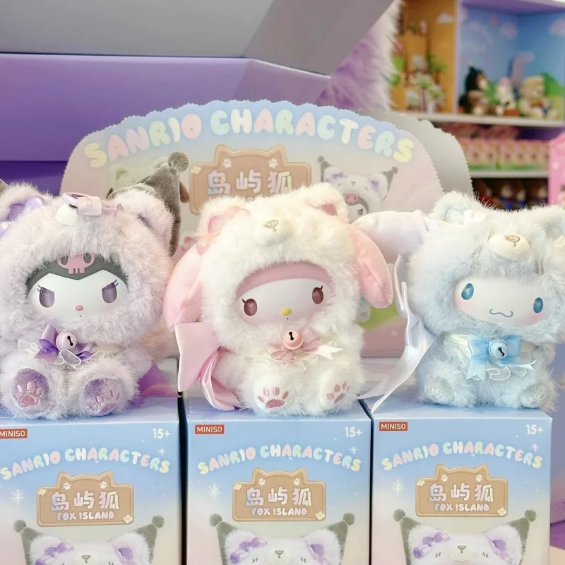 MINISO Sanrio Island Fox Mystery Box плюшевая виниловая серия кулон милое модное игровое украшение подарок
MINISO Sanrio Island Fox Mystery Box плюшевая виниловая серия кулон милое модное игровое украшение подарок