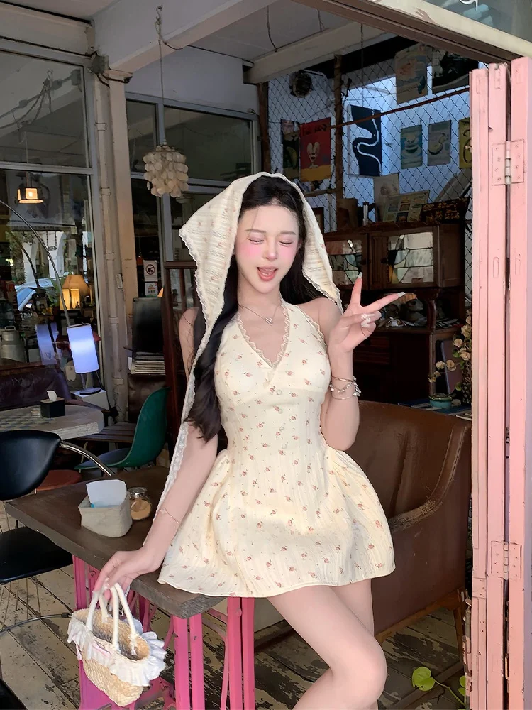 SYJ ujia Floral Print A-Line Dr Women's Slimming High Waist V-Ne ort Skirt Casual Summer plus Size Clothes
SYJ ujia Floral Print A-Line Dr Women's Slimming High Waist V-Ne ort Skirt Casual Summer plus Size Clothes