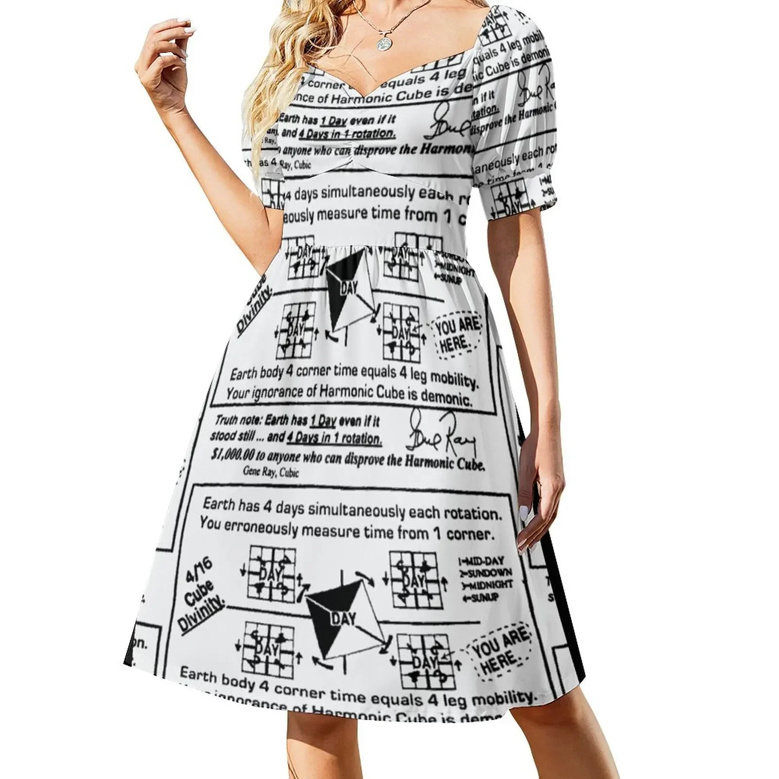 Time Cube Short-Sleeved Dress summer clothes dresses ladies 2025 summer women's summer dresses 2025 Dress
Time Cube Short-Sleeved Dress summer clothes dresses ladies 2025 summer women's summer dresses 2025 Dress