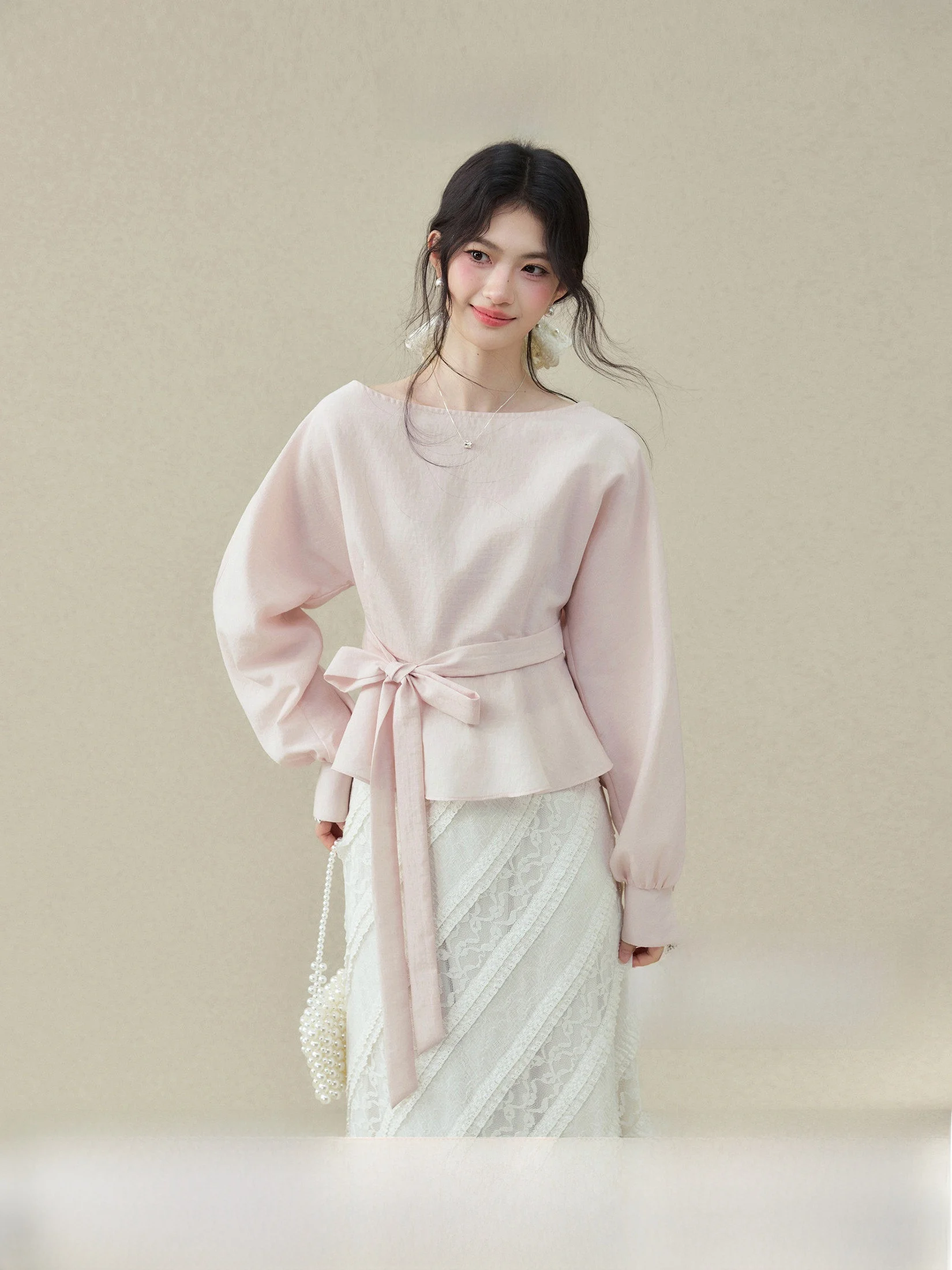 Sweet Style Long Sleeve Shirt Women's Waist Cinched Belted Spring New Style Office Commute Style A-Line Sleeve Other Fabric
Sweet Style Long Sleeve Shirt Women's Waist Cinched Belted Spring New Style Office Commute Style A-Line Sleeve Other Fabric