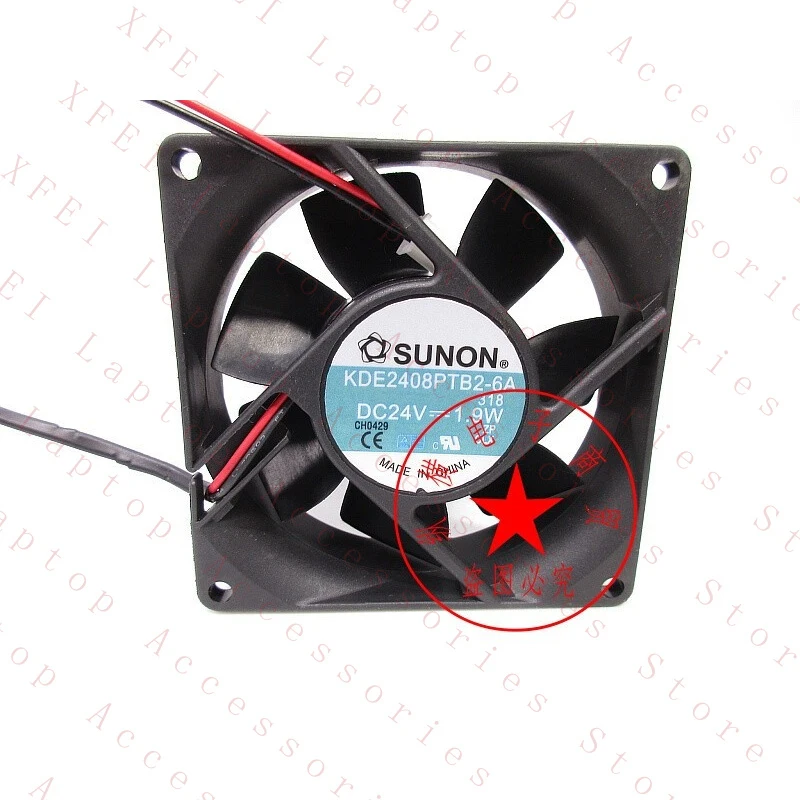 Вентилятор охлаждения D 1PC KDE2408PTB2-6A DC24V 1.9W 8CM 2-проводной # как
Вентилятор охлаждения D 1PC KDE2408PTB2-6A DC24V 1.9W 8CM 2-проводной # как
