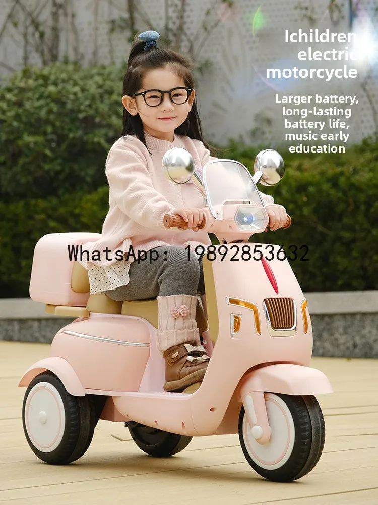 Children's Electric Three-Wheeled Motorcycle, Suitable for Kids, Dual-Seater, Rechargeable Remote Control Toy Car
Children's Electric Three-Wheeled Motorcycle, Suitable for Kids, Dual-Seater, Rechargeable Remote Control Toy Car